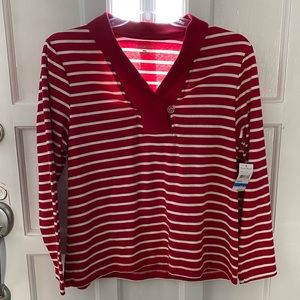 NWT Women’s striped long sleeve top